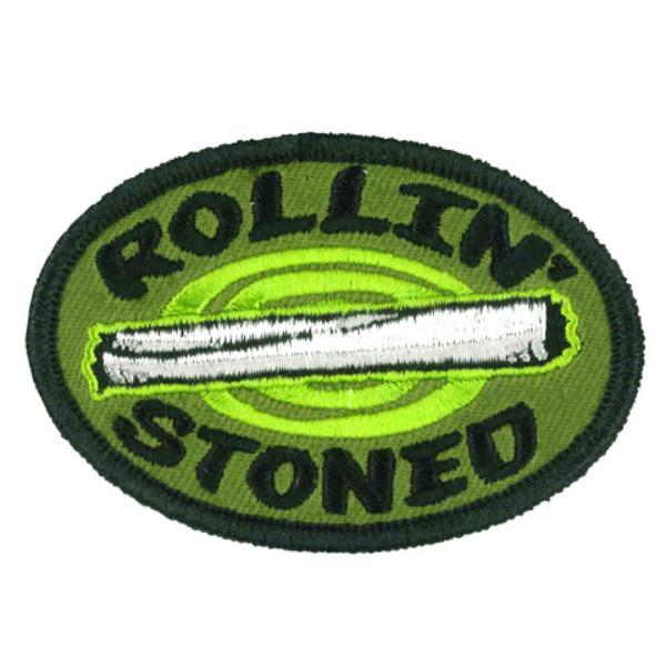 PPW1201 3 x 2 in. Rollin Stoned Patch - Multi Color