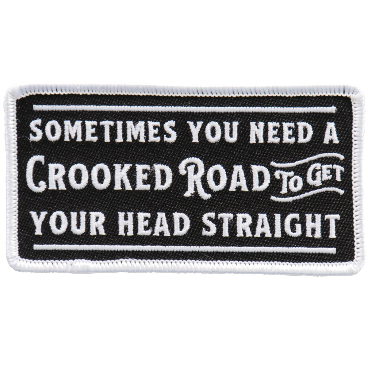 PPL9745 4 x 2 in. Crooked Road Patch - Multi Color