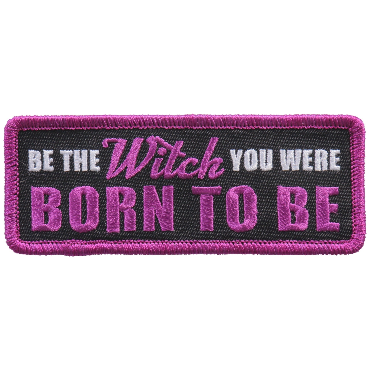 PPL9752 4 x 2 in. Be the Witch Patch - Multi Color