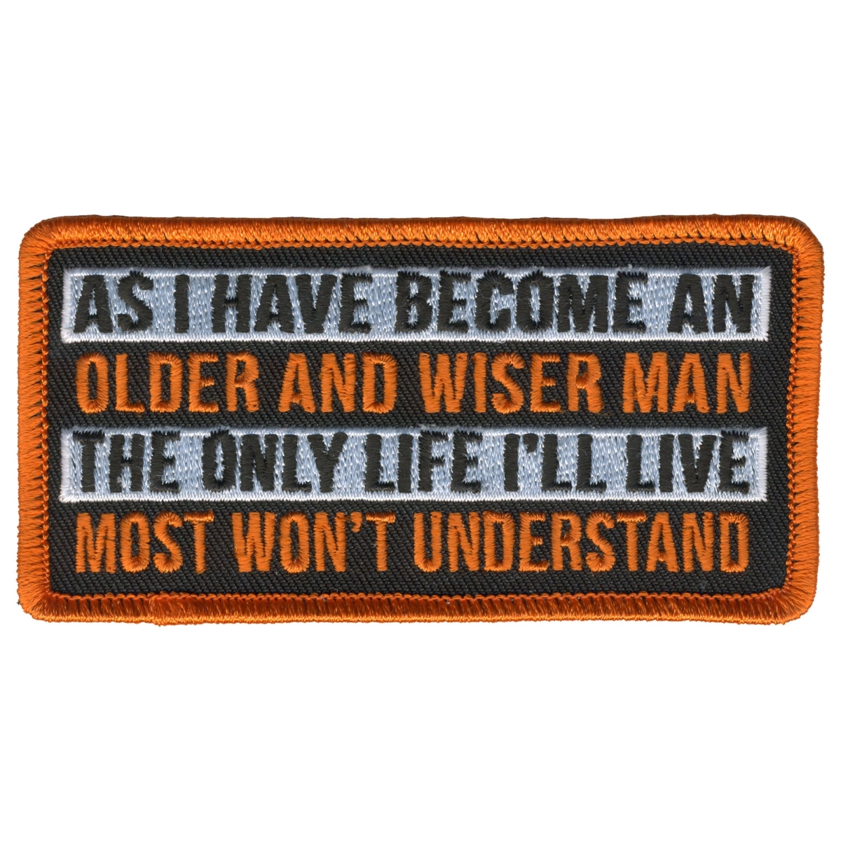 PPL9779 4 x 2 in. Wiser Man Patch - Multi Color