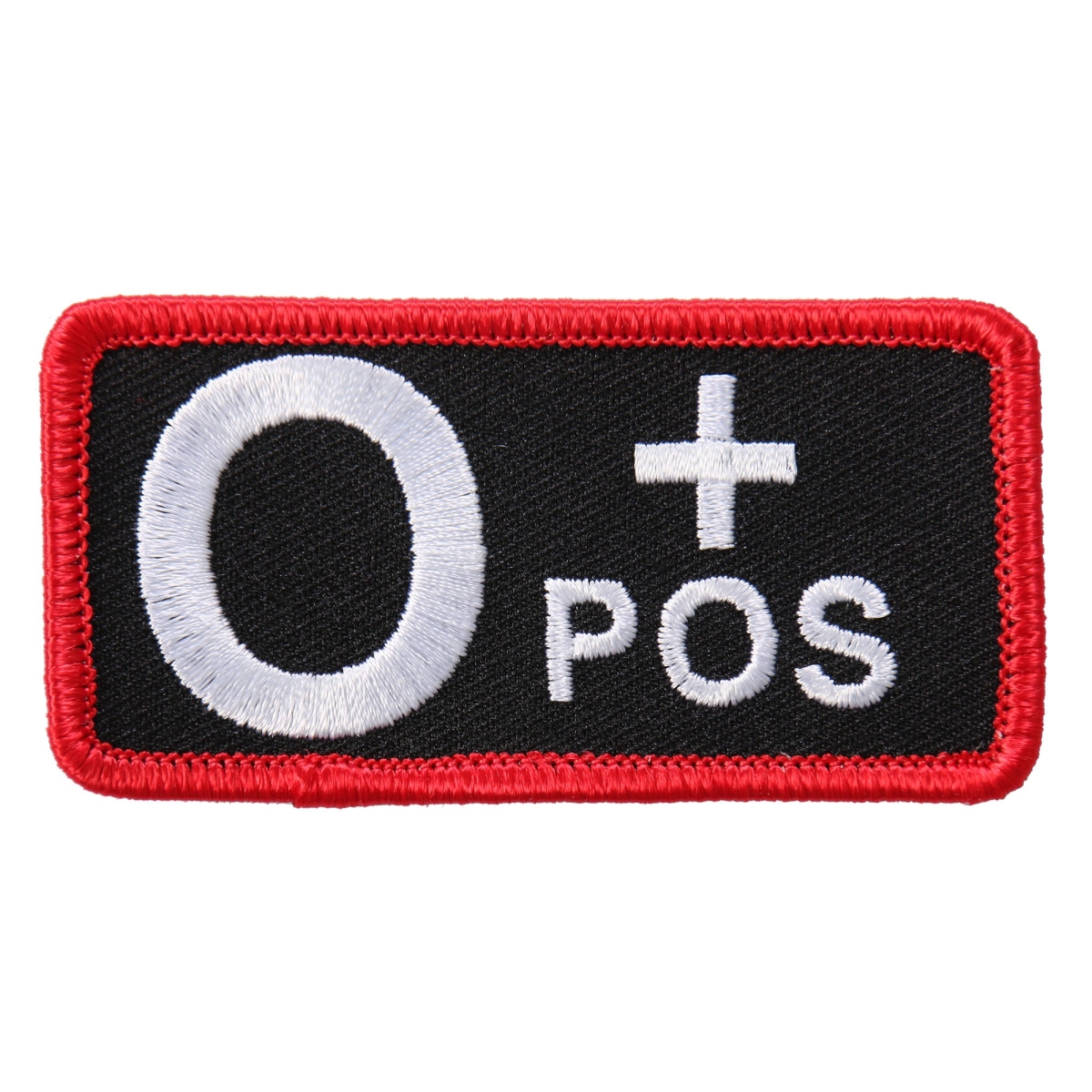 PPL9548 3 x 2 in. Blood Type O Positive Patch - Multi Color