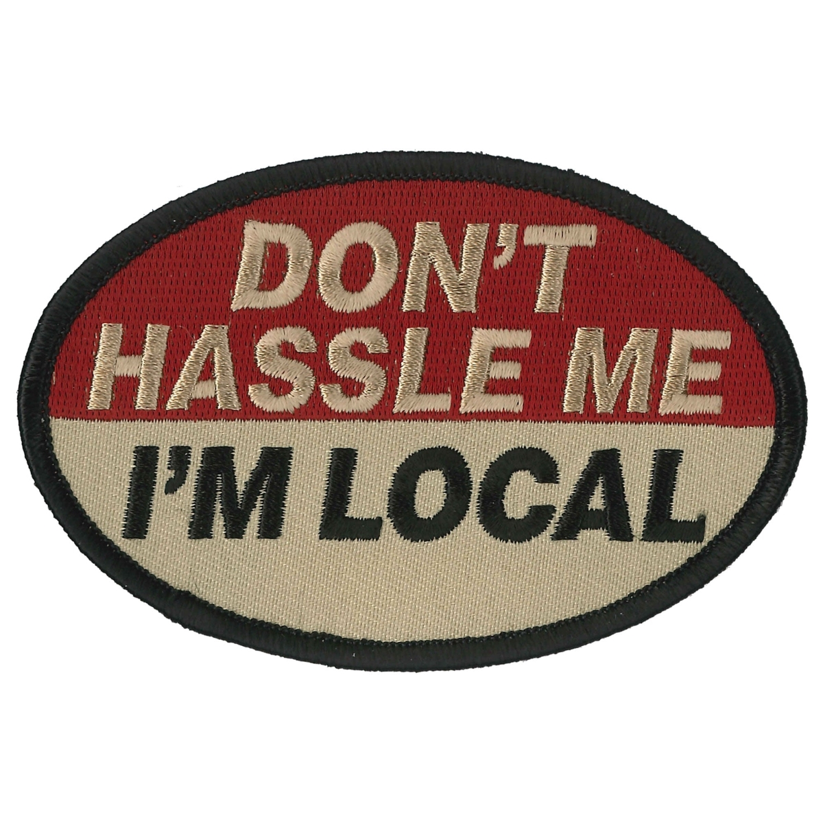PPL9816 4 x 3 in. Hassle Me Patch - Multi Color