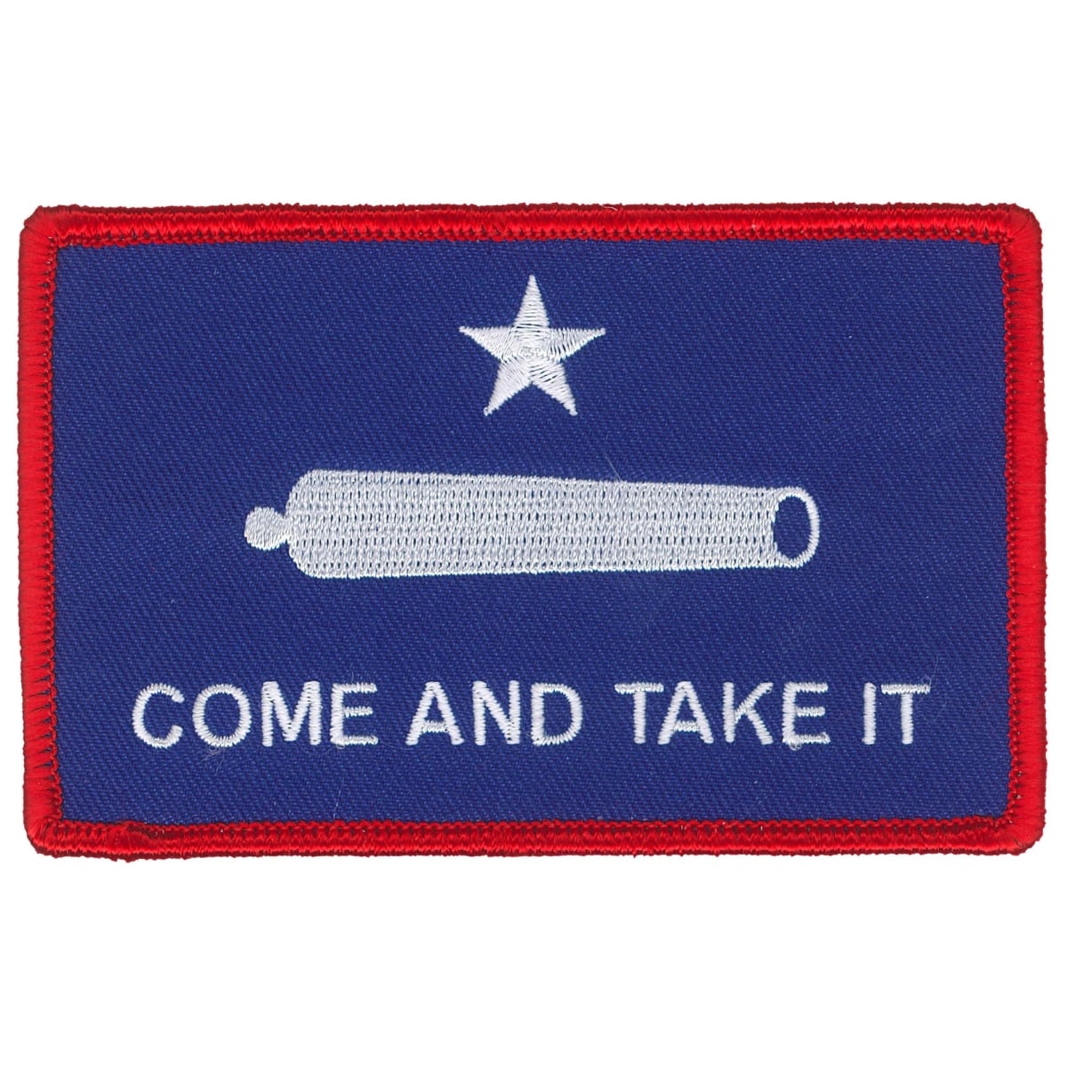 PPL9842 4 x 3 in. Come Take It Blue Patch - Multi Color