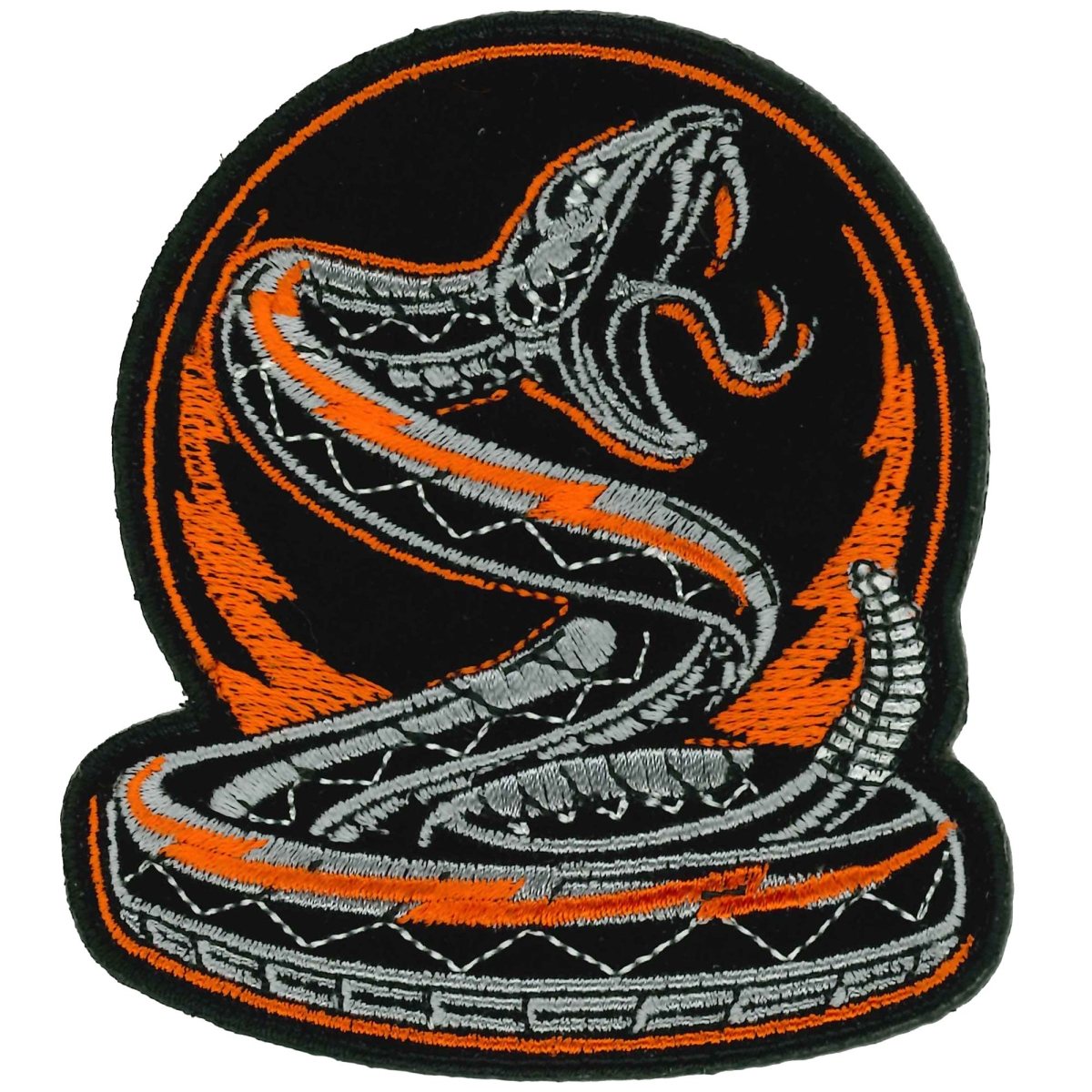 PPQ1560 3 x 3.5 in. Rattler Emblem Patch - Multi Color