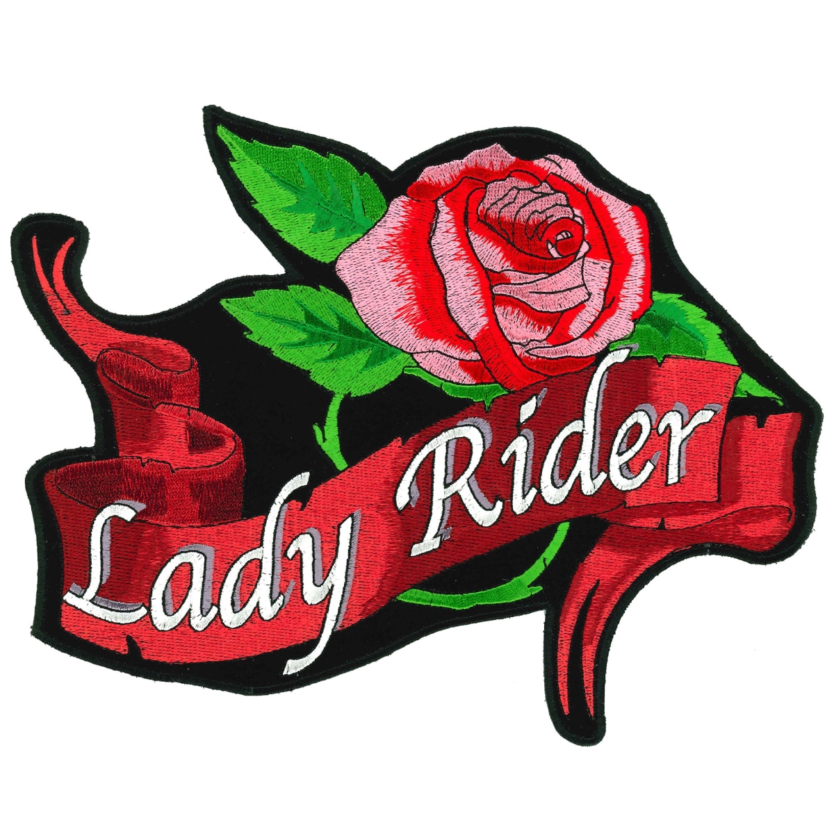 Picture of Hot Leathers PPA1017 9 x 8 in. Lady Rider Patch - Multi Color