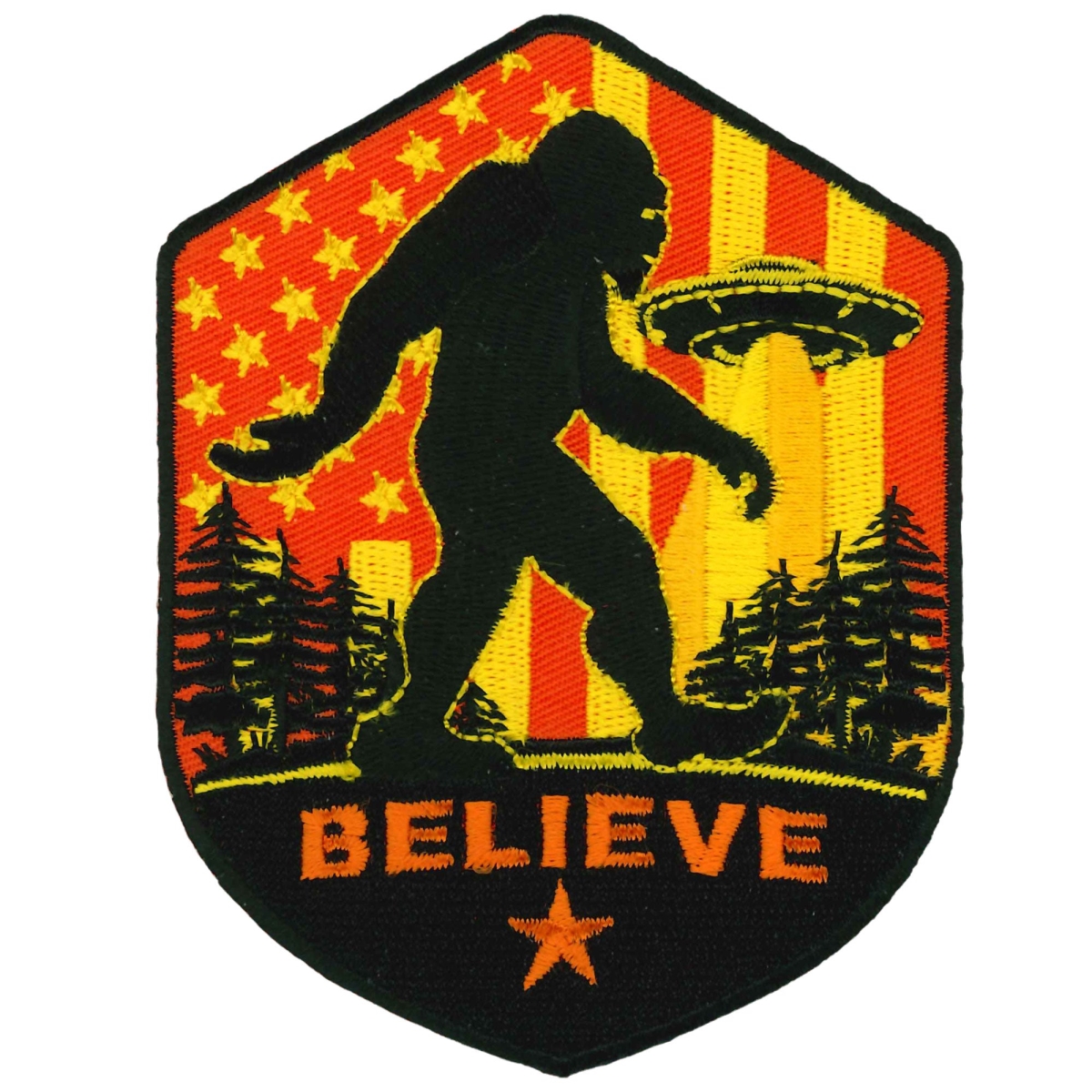 PPW1009 3 x 4 in. Bigfoot Patch - Multi Color