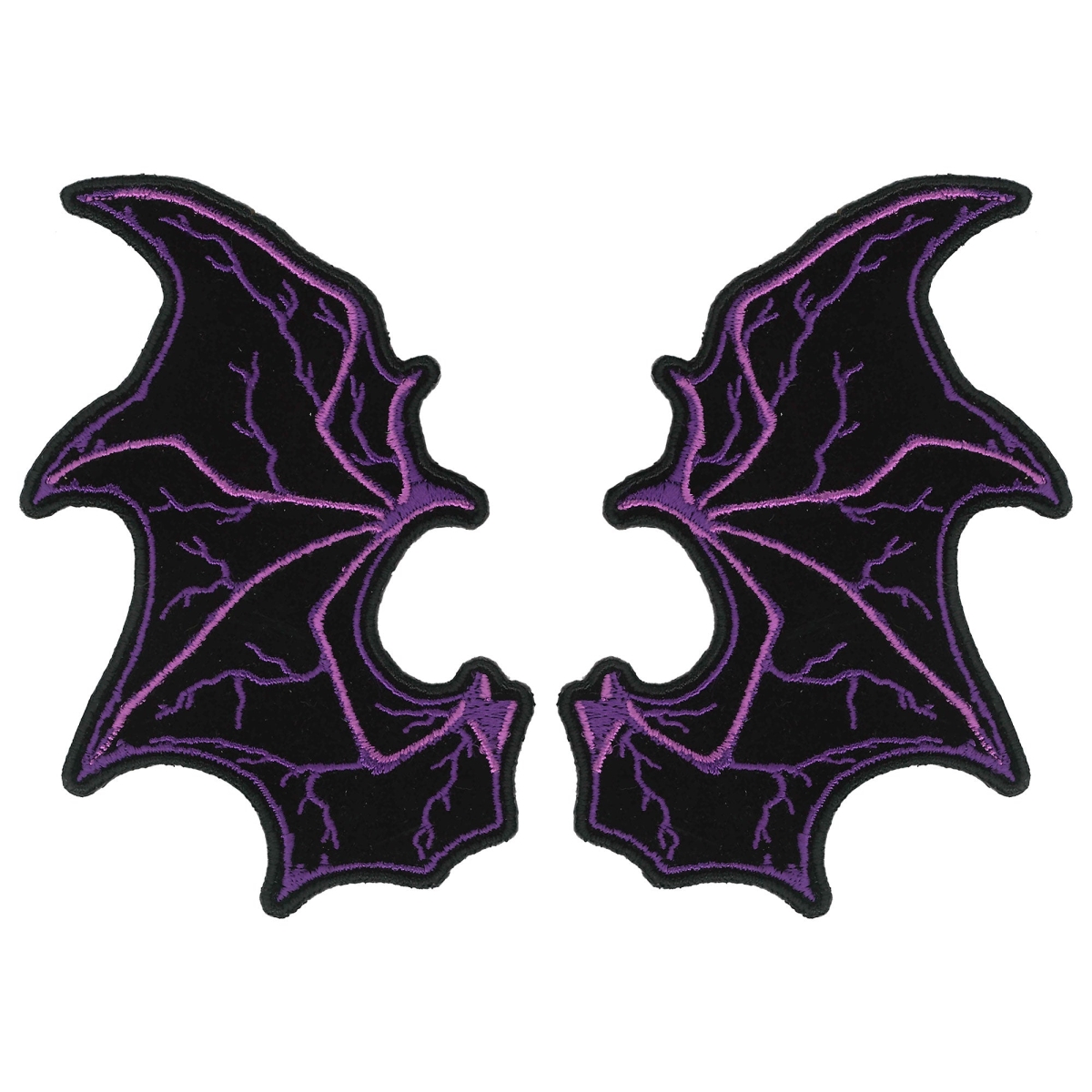 PPQ1425 3 x 4 in. Bat Wings Patch - Multi Color