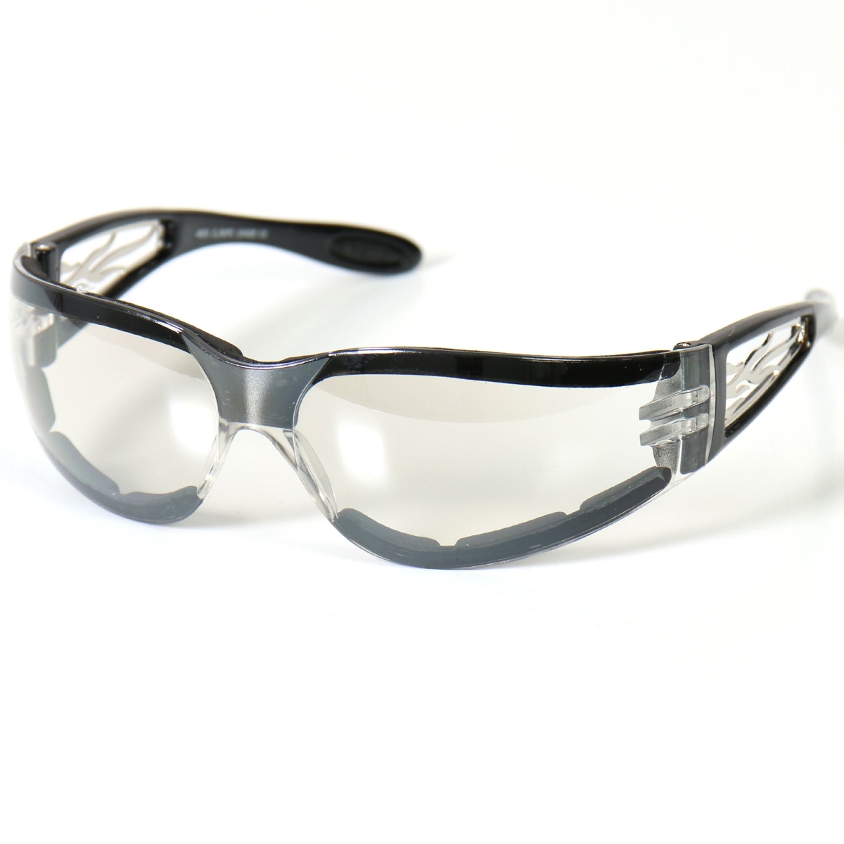 SGF1040 Metal Flame Safety Sunglasses - Clear