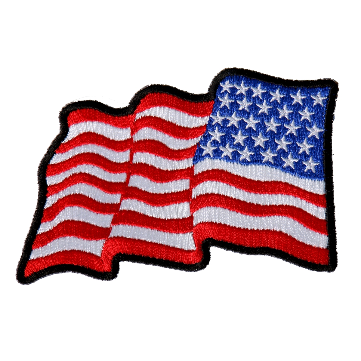 PPA8992 4 x 2 in. Right Arm Wavy Patch - Multi Color