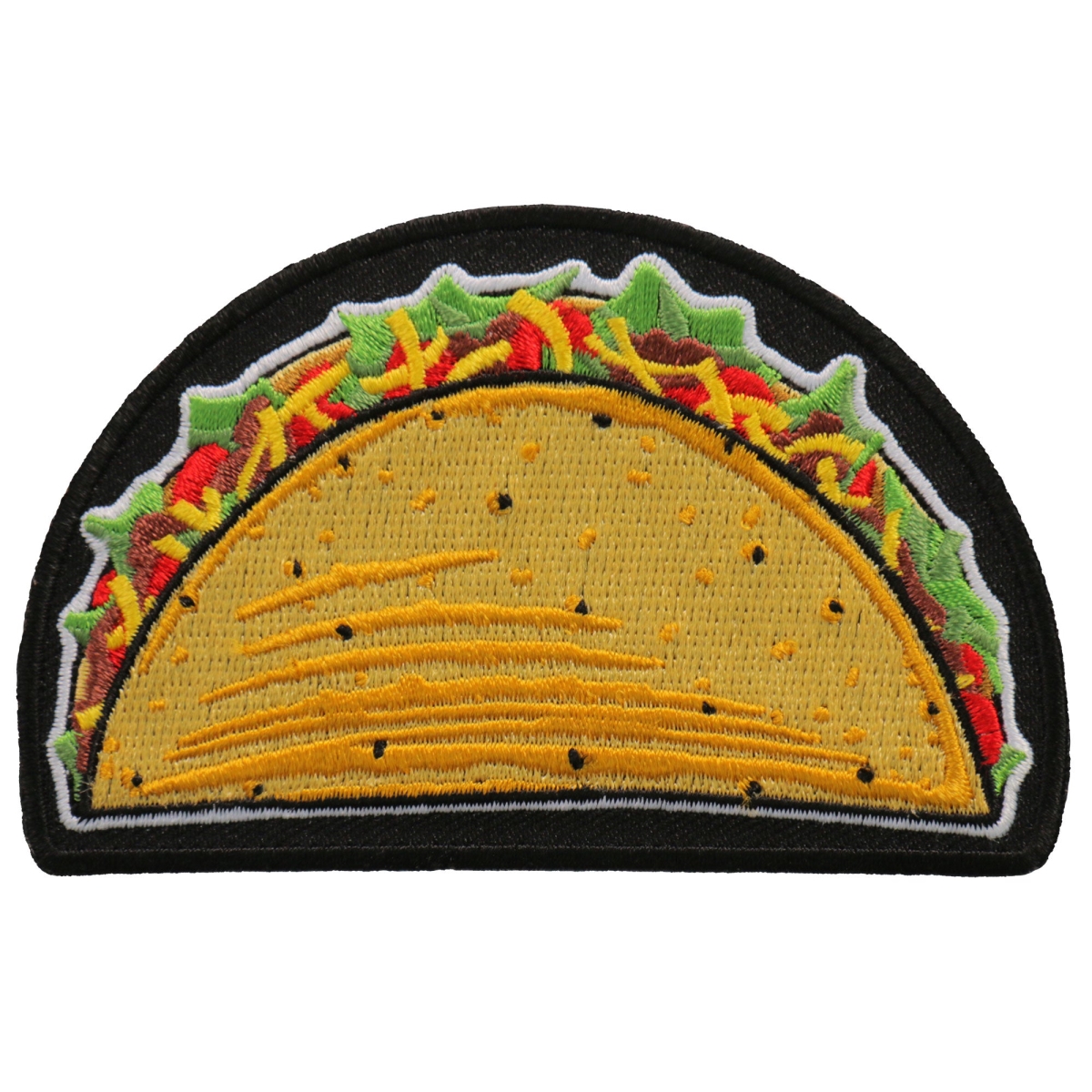 PPA9943 4 x 3 in. Taco Patch - Multi Color