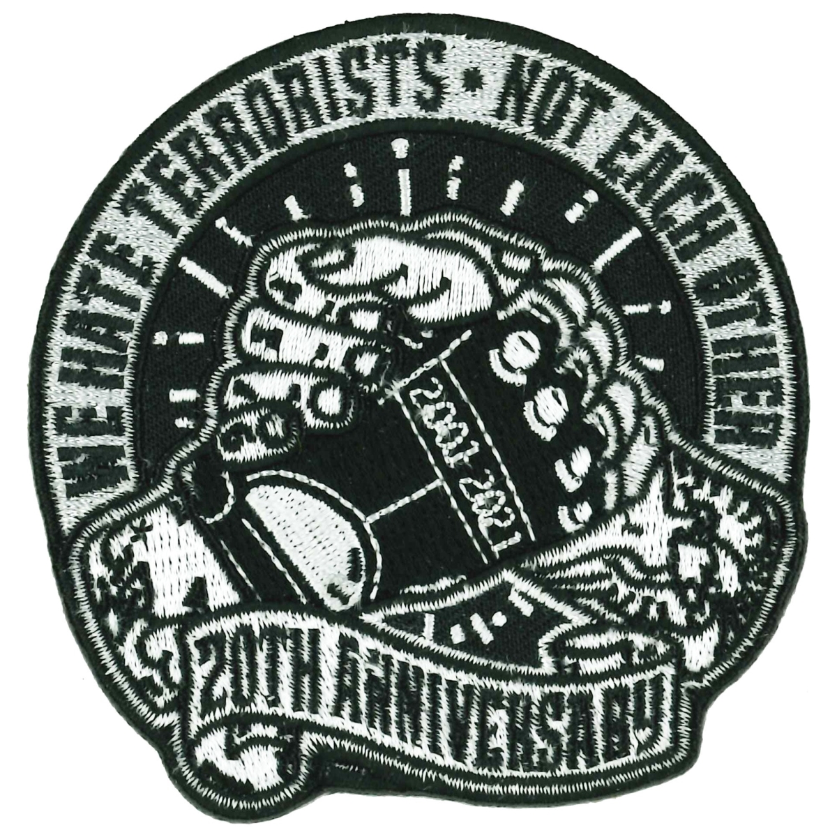 PPQ1663 3 x 3 in. 9-11 We Hate Terrorists Patch - Multi Color