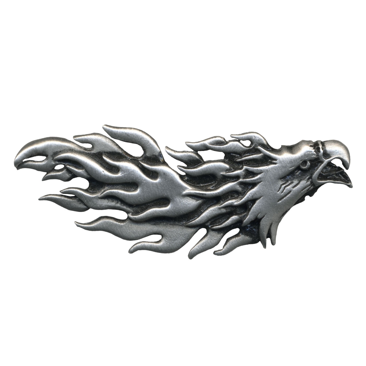 PNA1304 Eagle & Flames Pin - Pewter