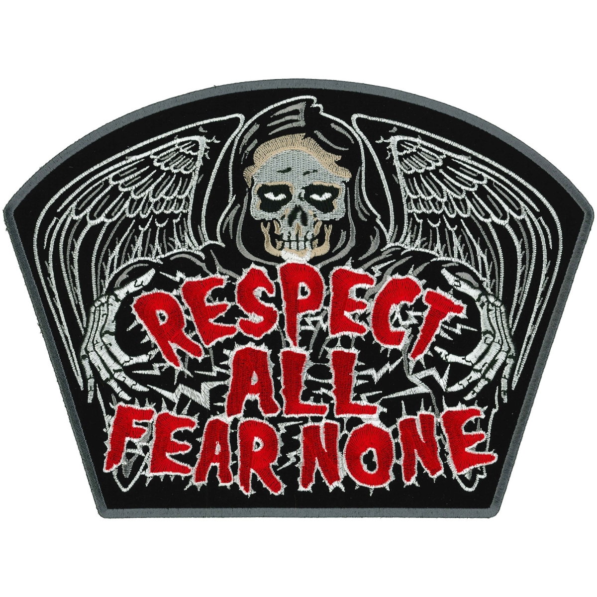 PPQ1997 10 x 7.5 in. Respect All Fear None Patch - Multi Color