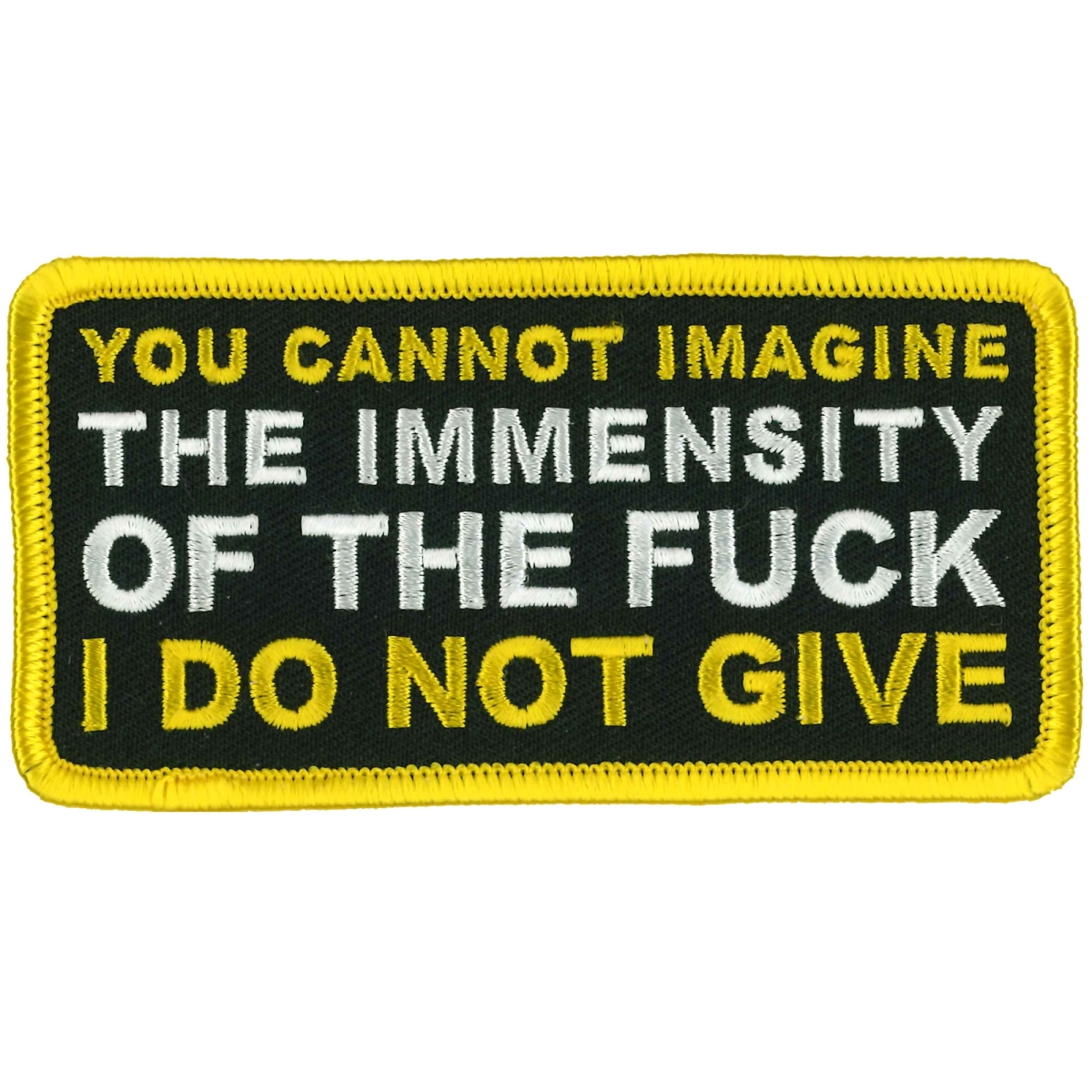 PPL9990 4 x 2 in. You Cannot Imagine Patch - Multi Color