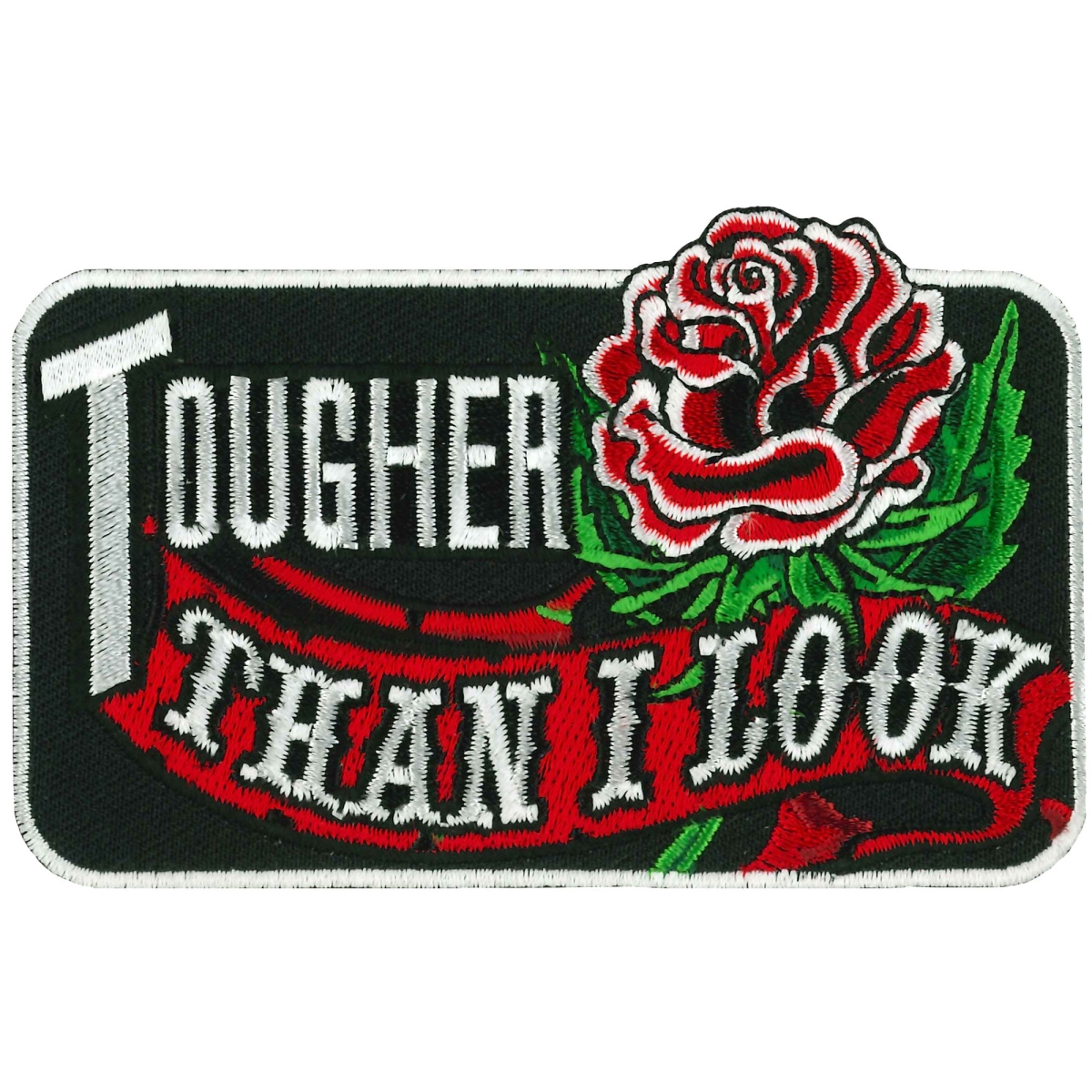 PPW1007 4 x 3 in. Tougher Than I Look Patch - Multi Color