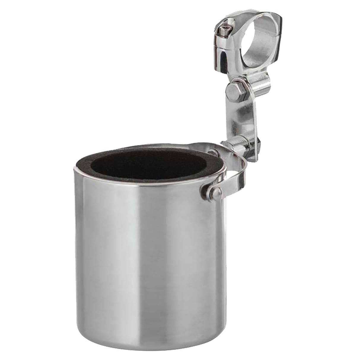 MPA4013 6 x 4 in. Handlebar Bolt-On Chrome Drink Holder