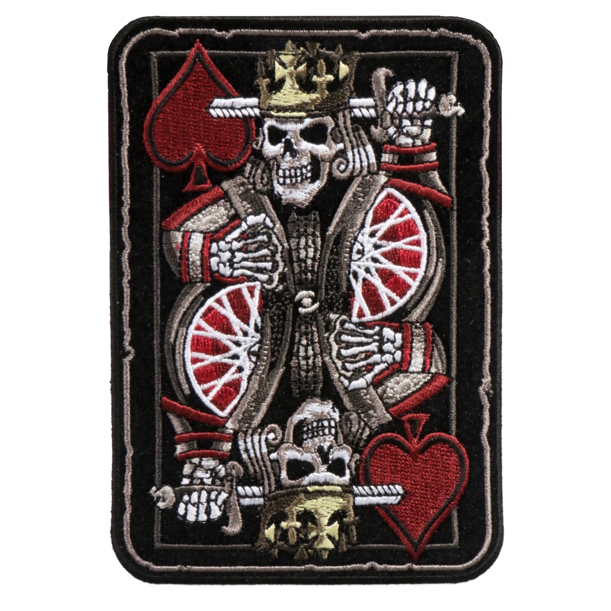 PPA7633 3.5 x 4 in. Suicide King Patch - Multi Color