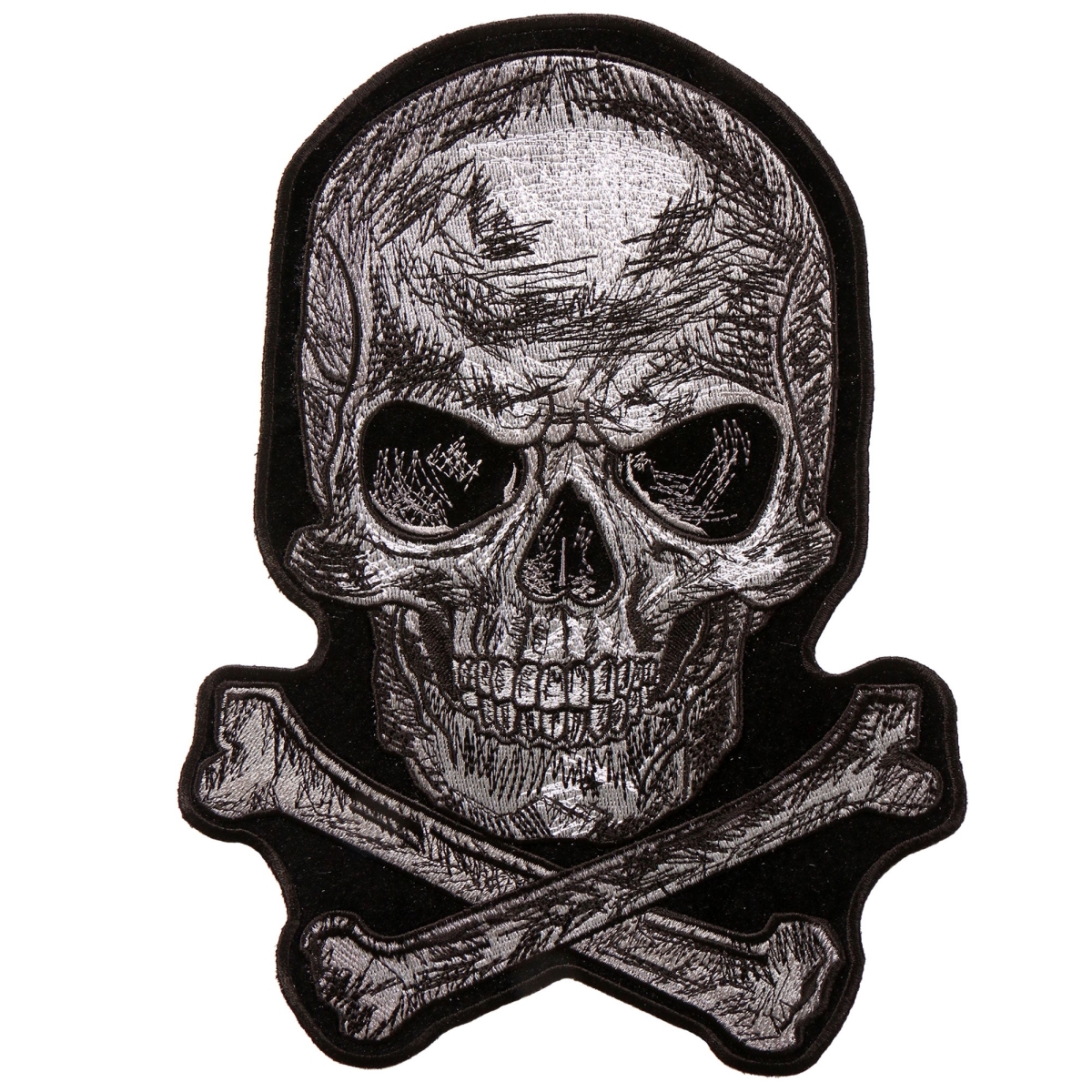 PPA9697 7 x 10 in. Scratch Skull Patch - Multi Color