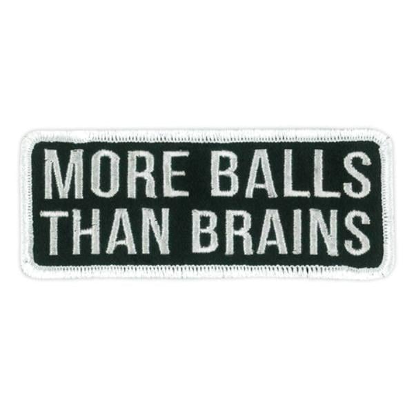 PPW1244 4 x 1.5 in. More Balls Embroidered Patch - Multi Color