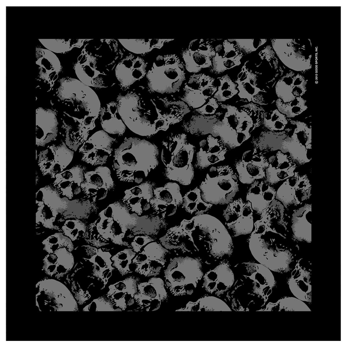 BAB1063 21 x 21 in. Ancient Skulls Bandana