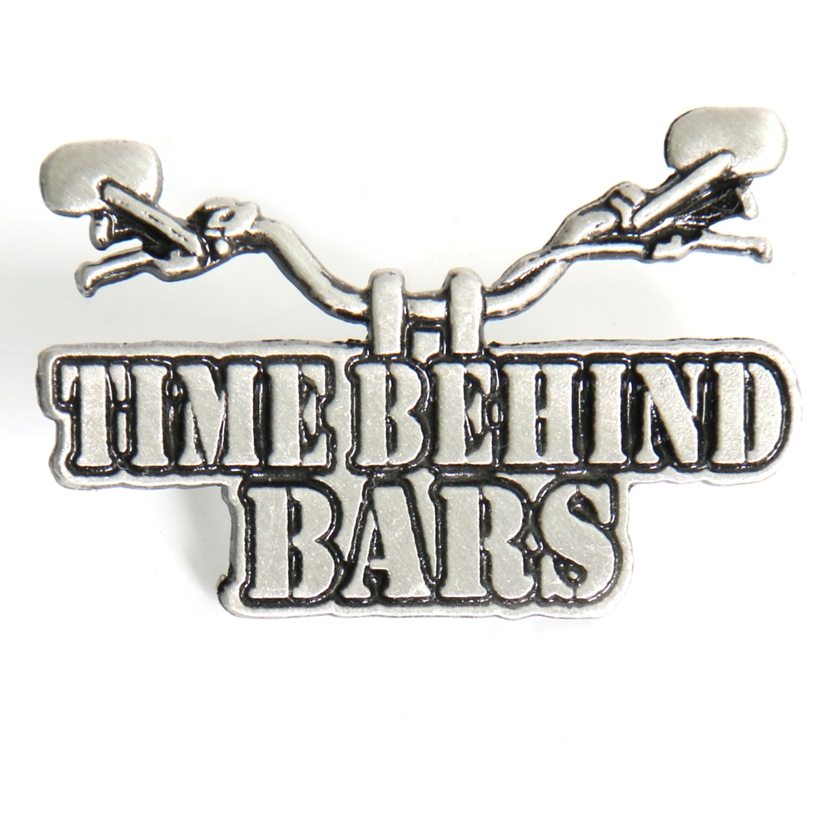 pna1136 Time Behind Bars Pin - Pewter