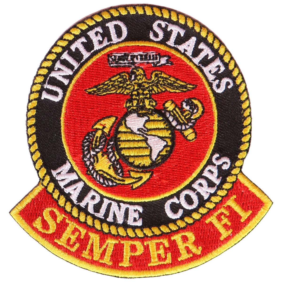 PPE1140 3 x 3 in. USMC Semper Fi Military Patch - Multi Color