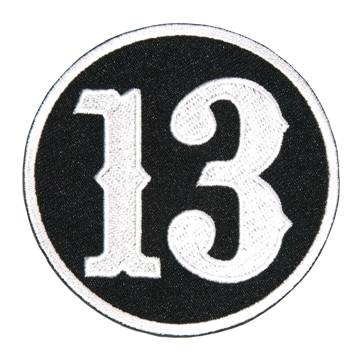 PPL9373 3 x 3 in. Circle 13 Patch - Multi Color