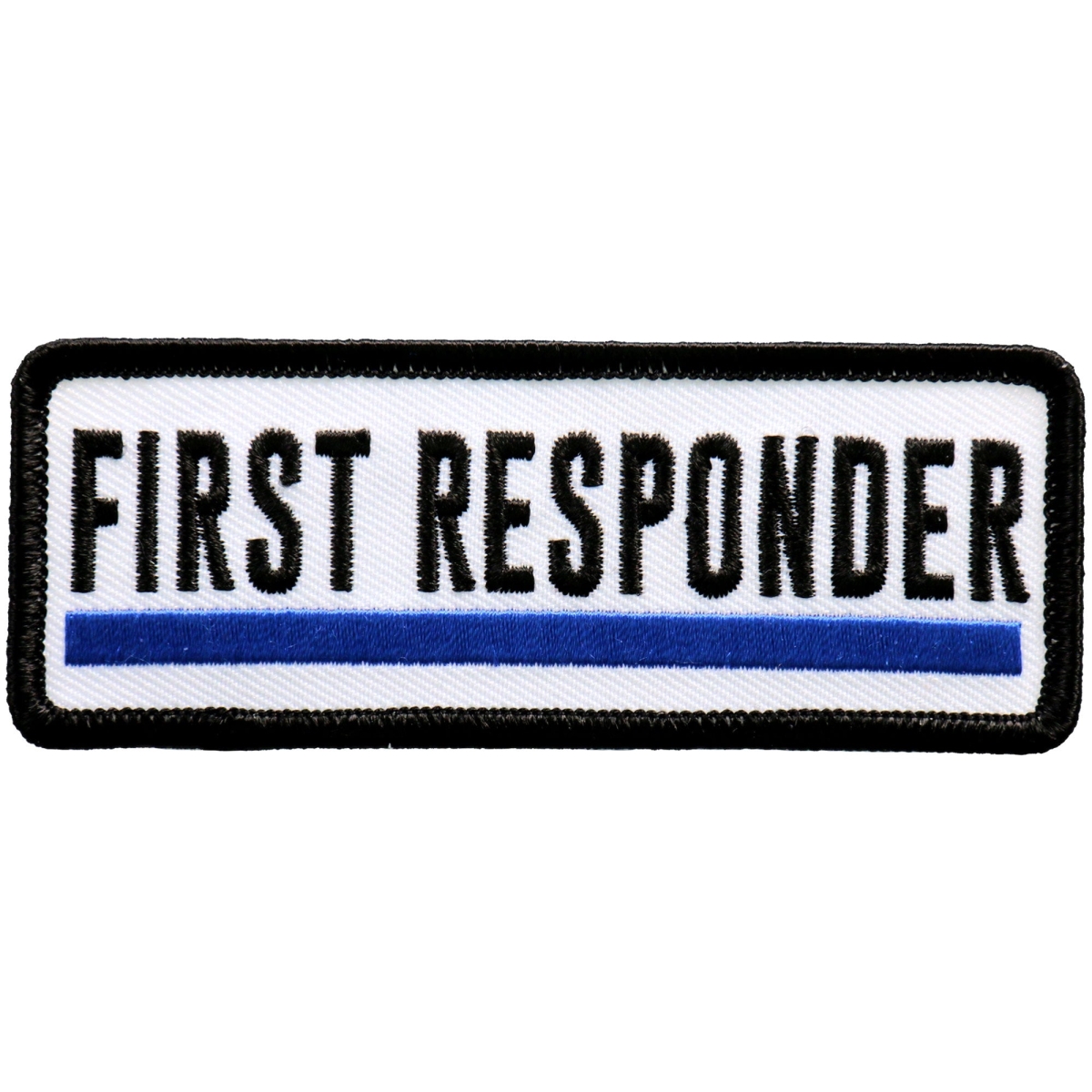 PPL9743 4 x 2 in. First Responder Line Patch - Blue
