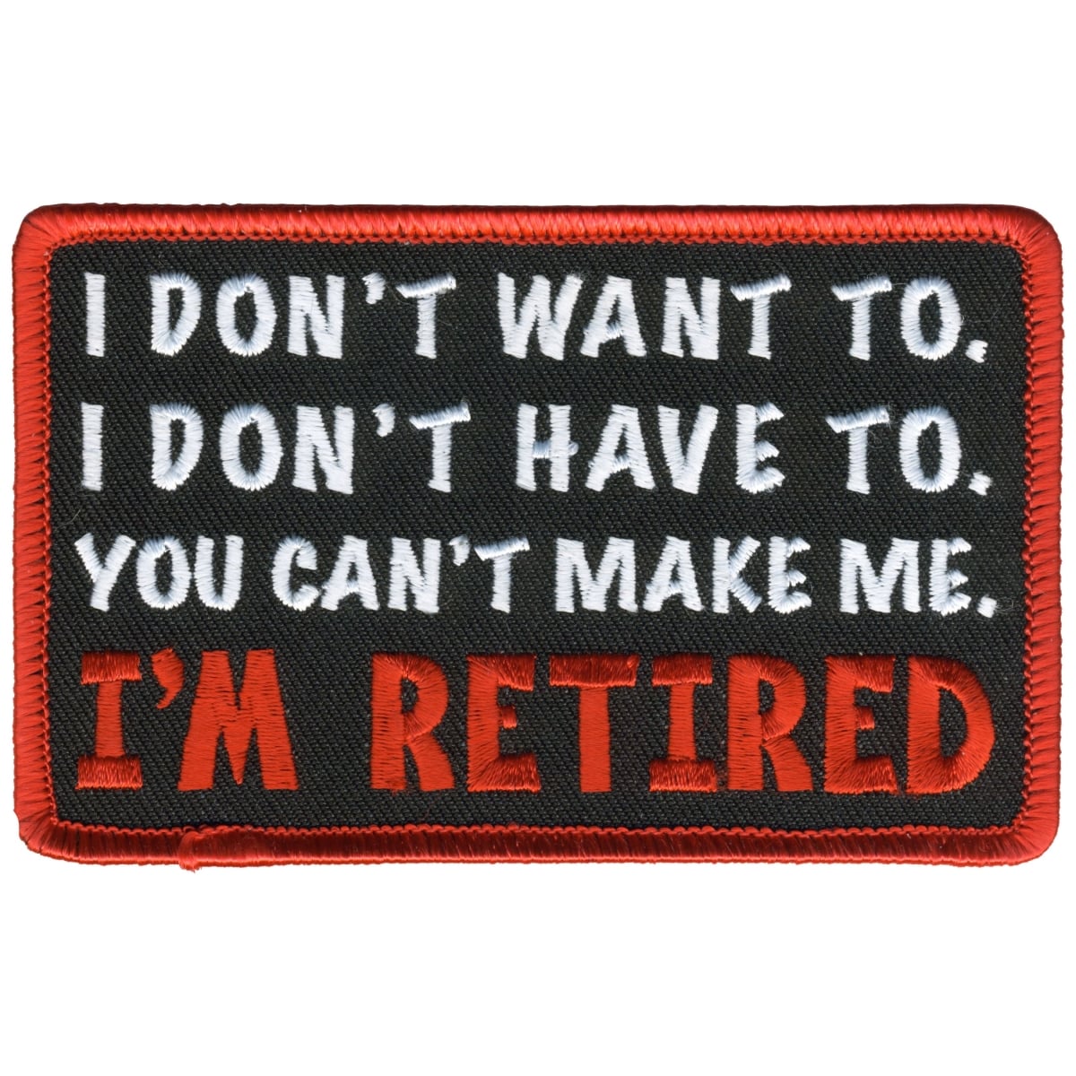 PPL9784 4 x 3 in. Im Retired Patch - Multi Color