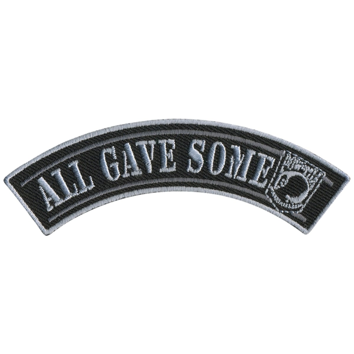 PPM4106 4 x 1 in. All Gave Some Top Rocker Patch - Multi Color