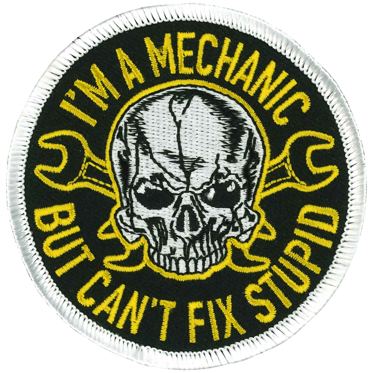PPL9874 3 x 3 in. Cant Fix Stupid Patch - Multi Color