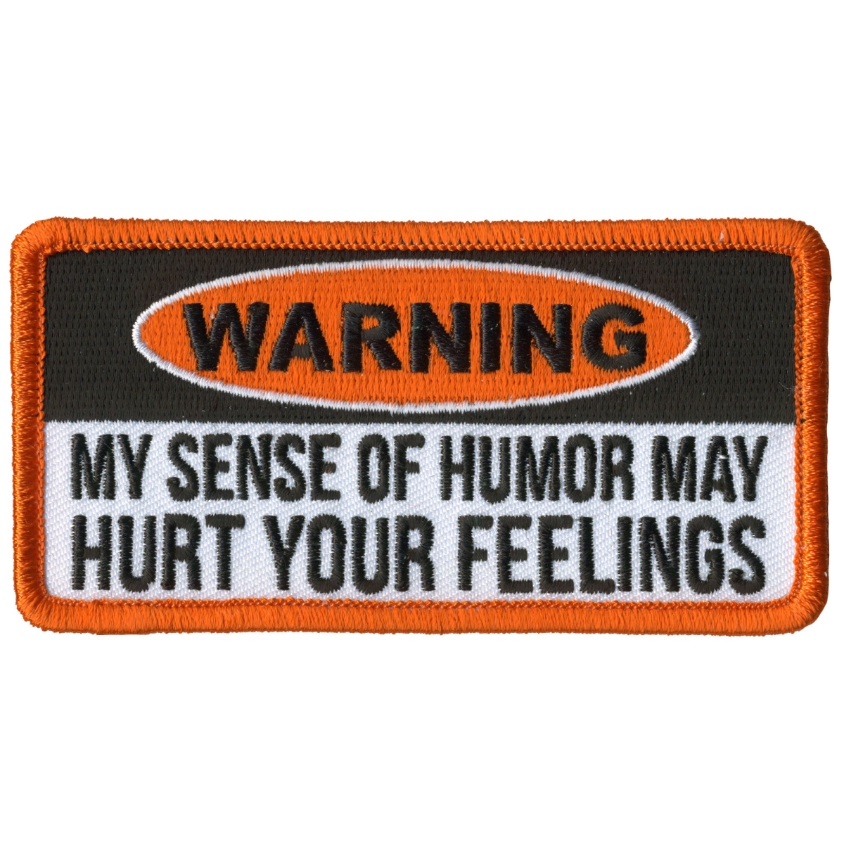 PPL9916 4 x 2 in. Hurt Your Feelings Patch - Multi Color
