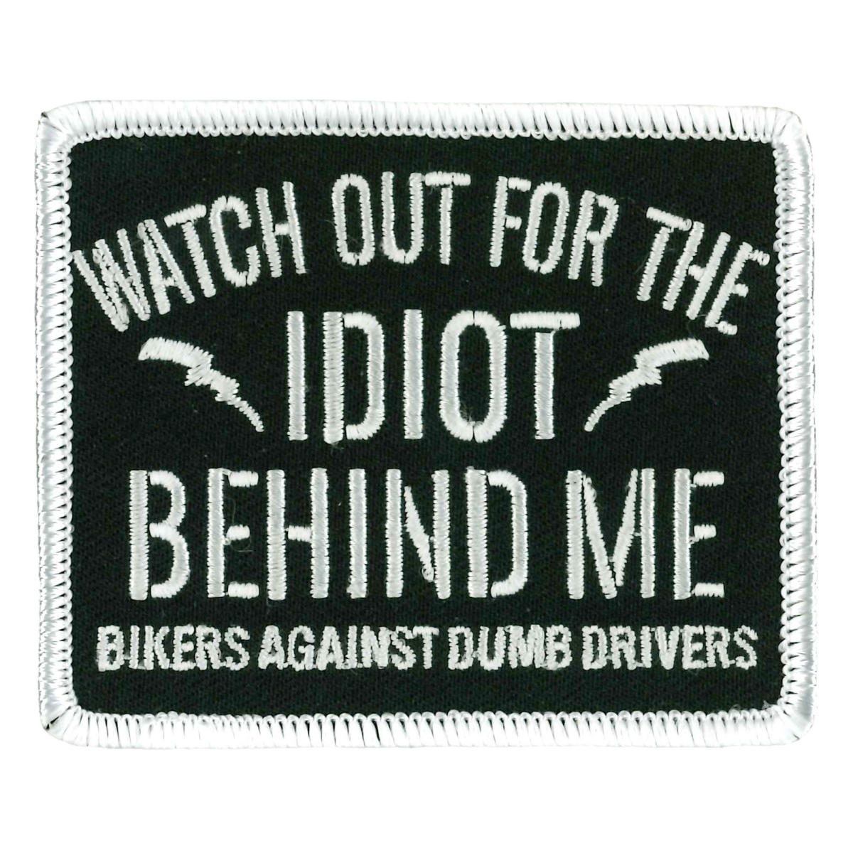 PPL9962 3 x 3 in. Watch Out Patch - Multi Color