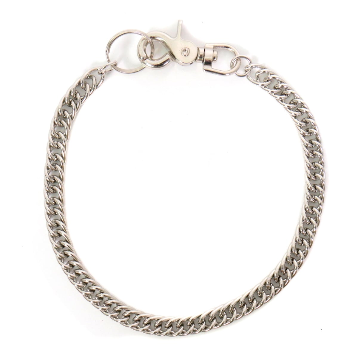 CWA1037 18 in. Coil Rings Wallet Chain - Chrome