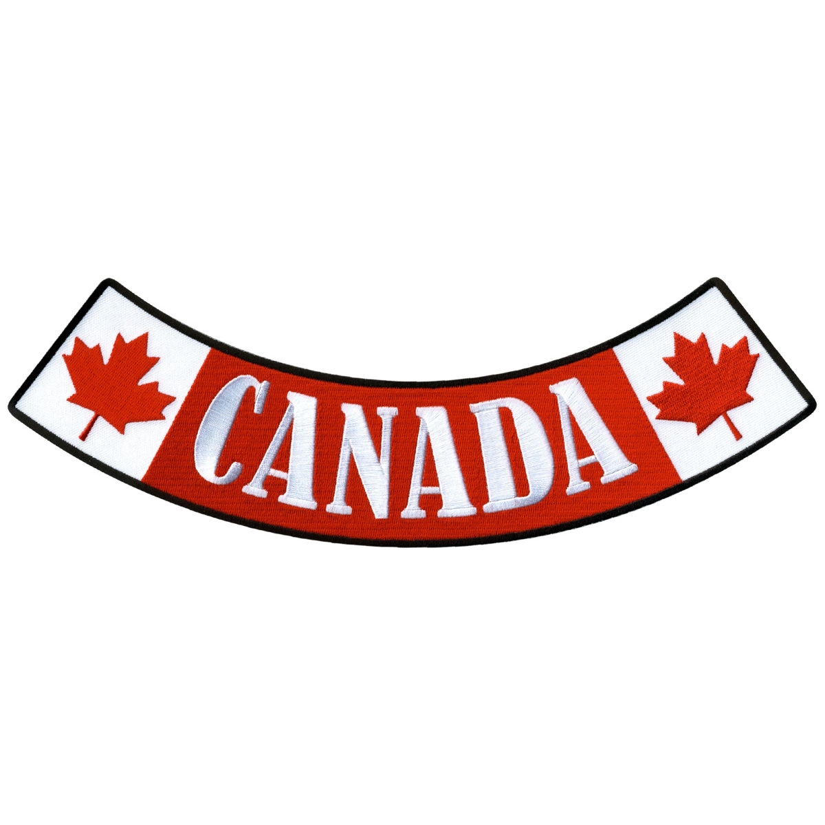 PPM5121 12 x 3 in. Canada Bottom Rocker Patch - Multi Color