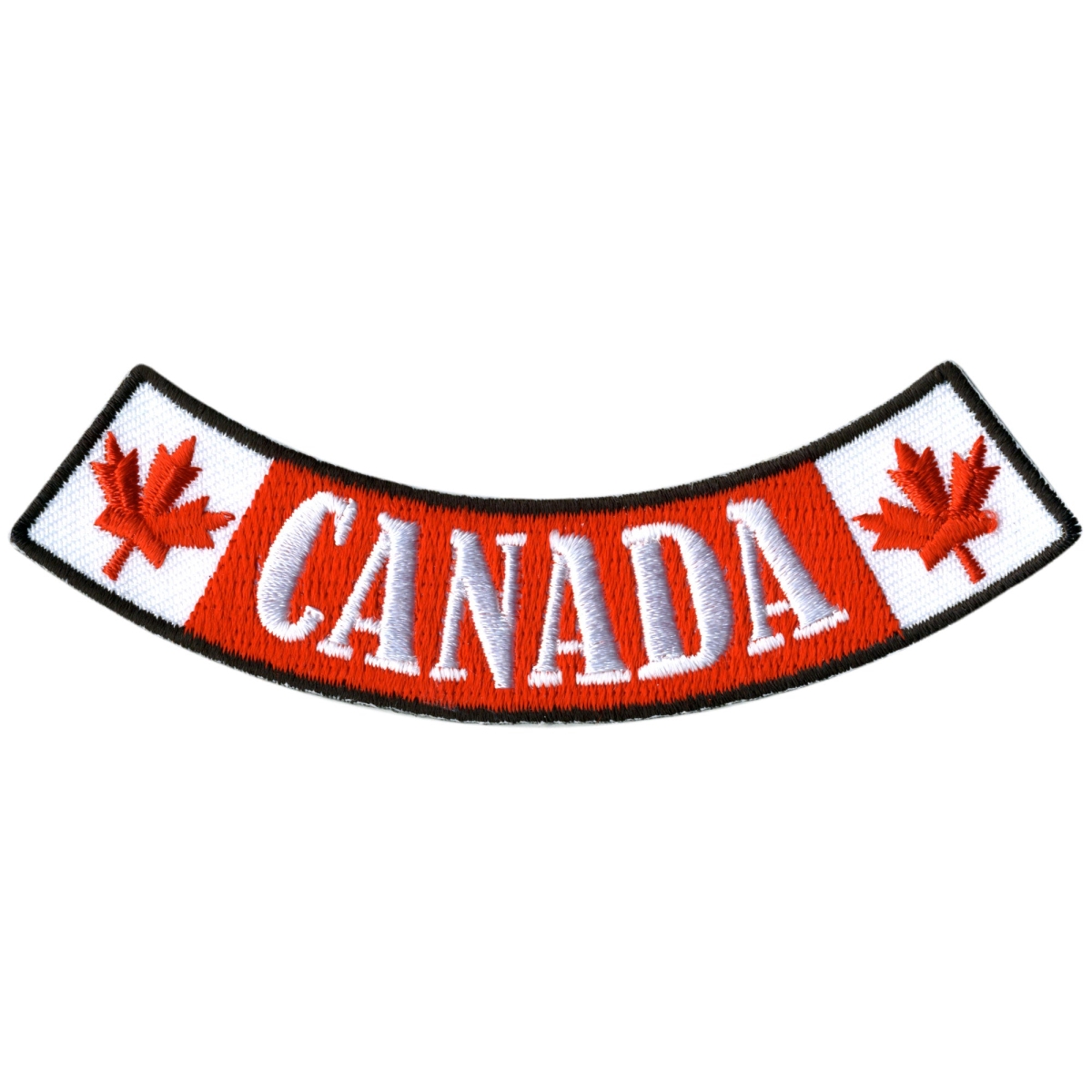 PPM5122 4 x 1 in. Canada Bottom Rocker Patch - Multi Color