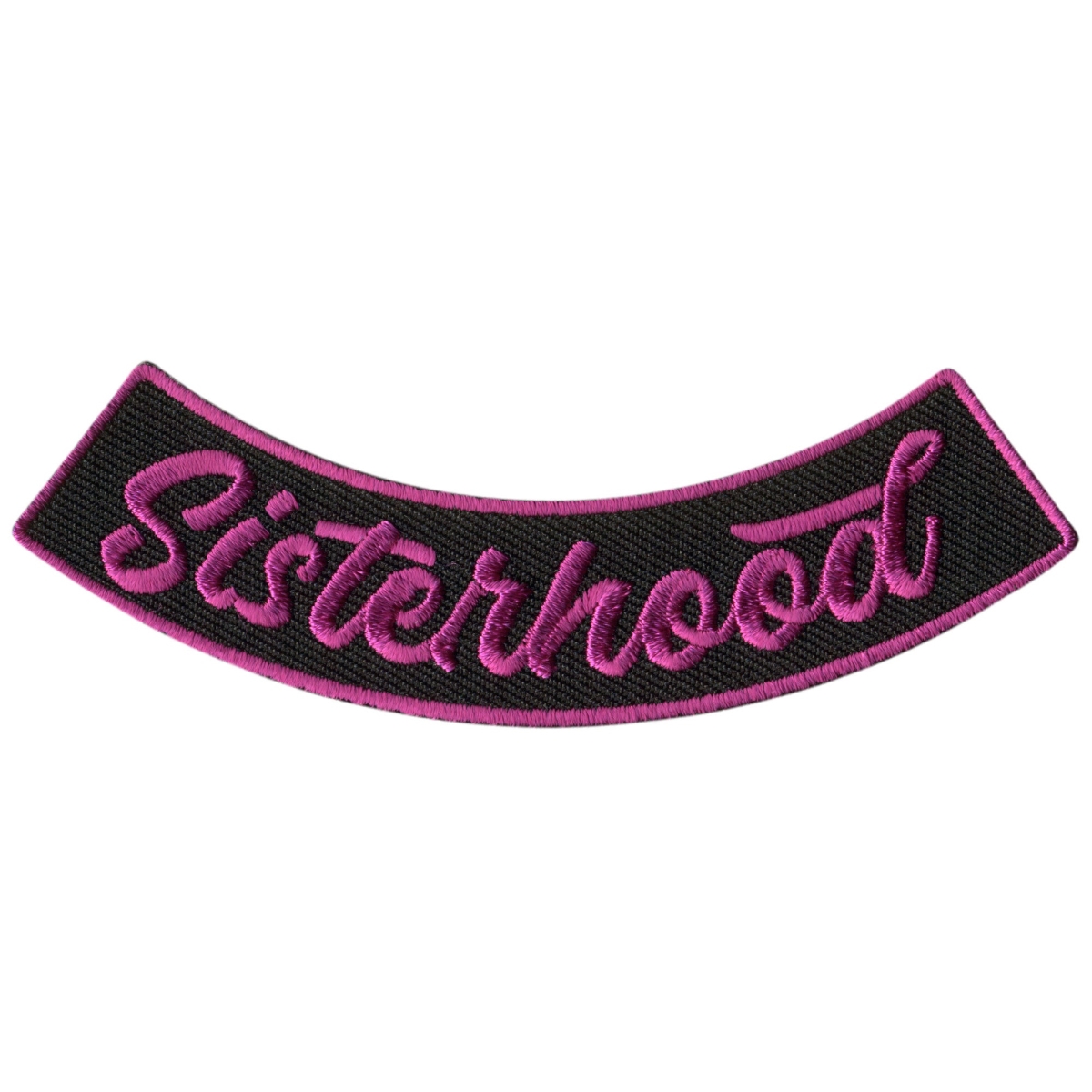PPM5152 Sisterhood Bottom Rocker Patch - Multi Color - 4 x 1 in. - Iron-On/Sew-On