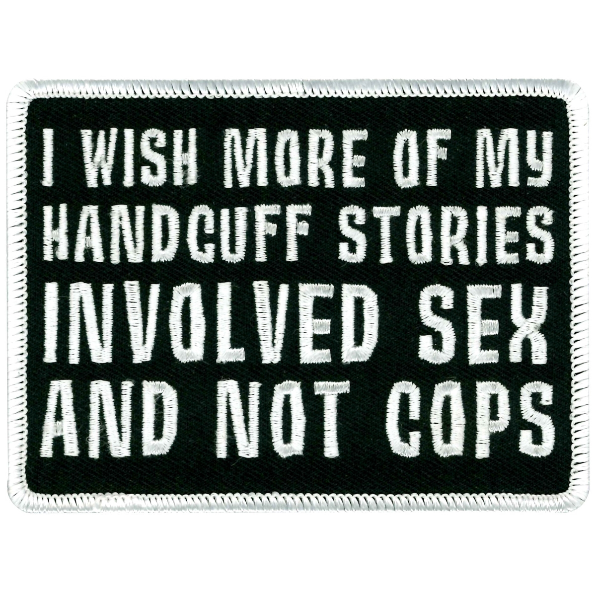 PPL9521 4 x 3 in. Handcuff Stories Embroidered Patch - Multi Color