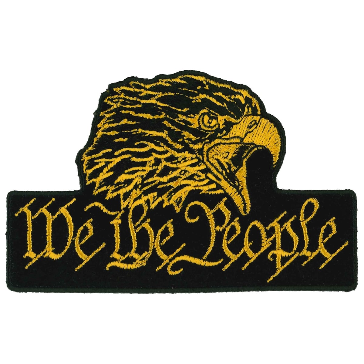 PPQ1873 4 x 2.5 in. We the People Eagle Patch - Multi Color