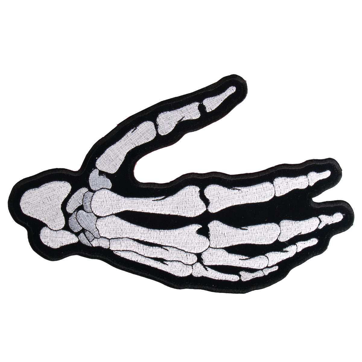 PPA5242 4 x 3 in. Skeleton Right Hand Patch - Multi Color