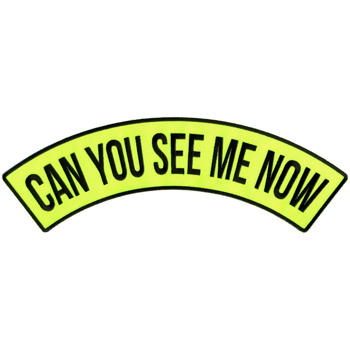 PPM4119 12 x 3 in. Can You See Me Now Top Rocker Patch - Multi Color