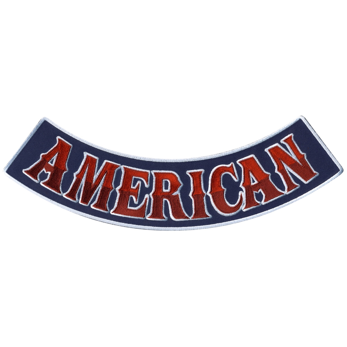 PPM5107 12 x 3 in. American Bottom Rocker Patch - Multi Color