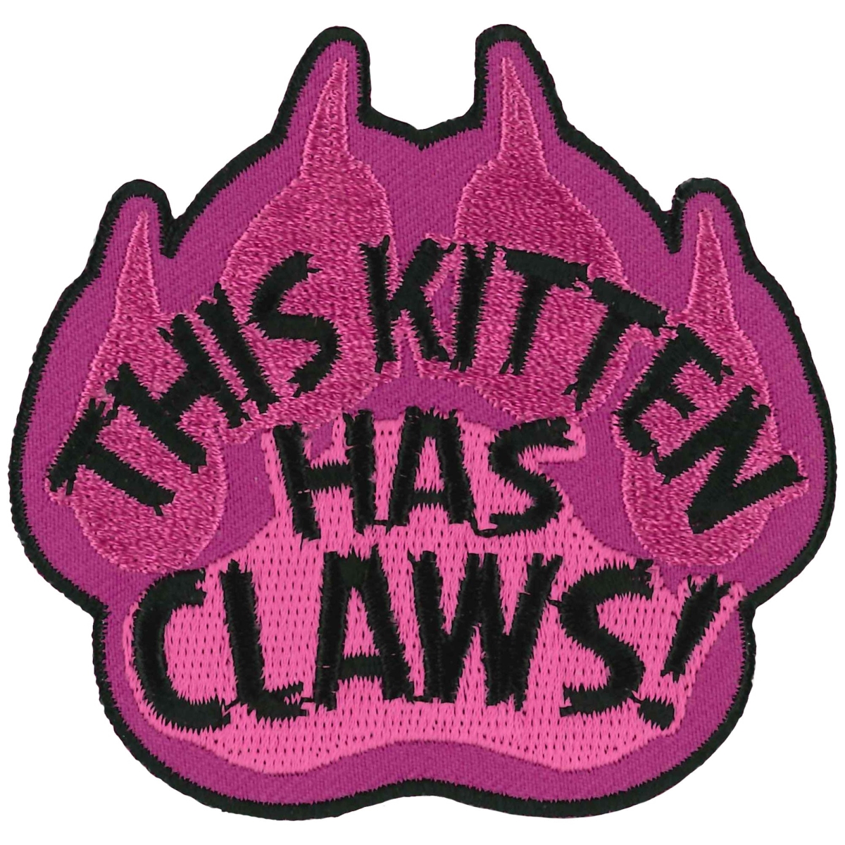 PPQ2080 3 x 3 in. Kitten Claws Patch - Multi Color