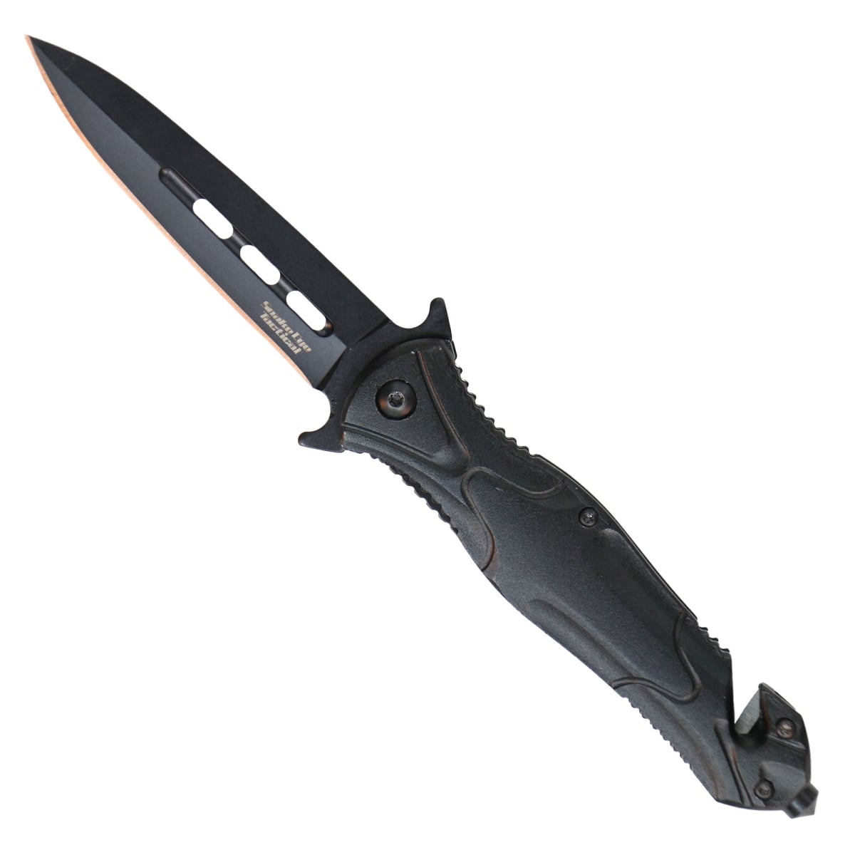 KNA1164 3.75 in. Leaf Shape Matte Tactical Knife