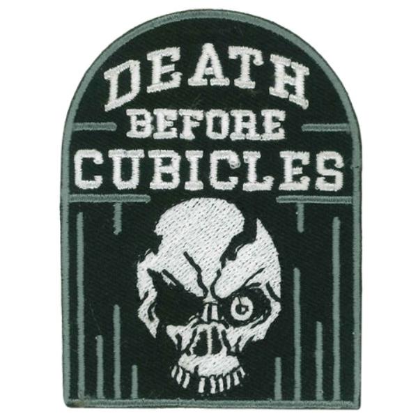 PPW1221 3 x 3 in. Death Before Patch - Multi Color
