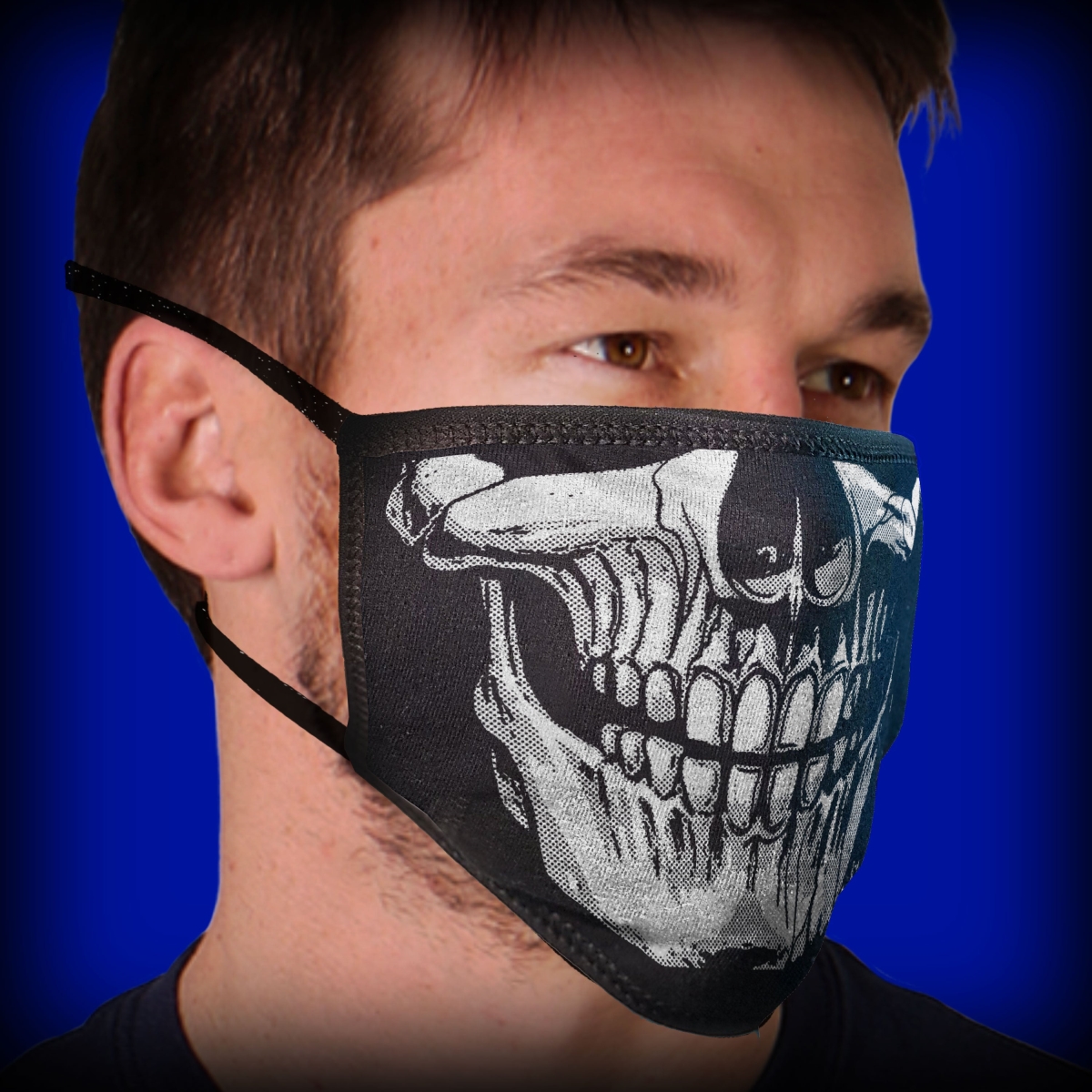 FMD1013 Skull Face Mask - Multi Color - One Size Fits Most