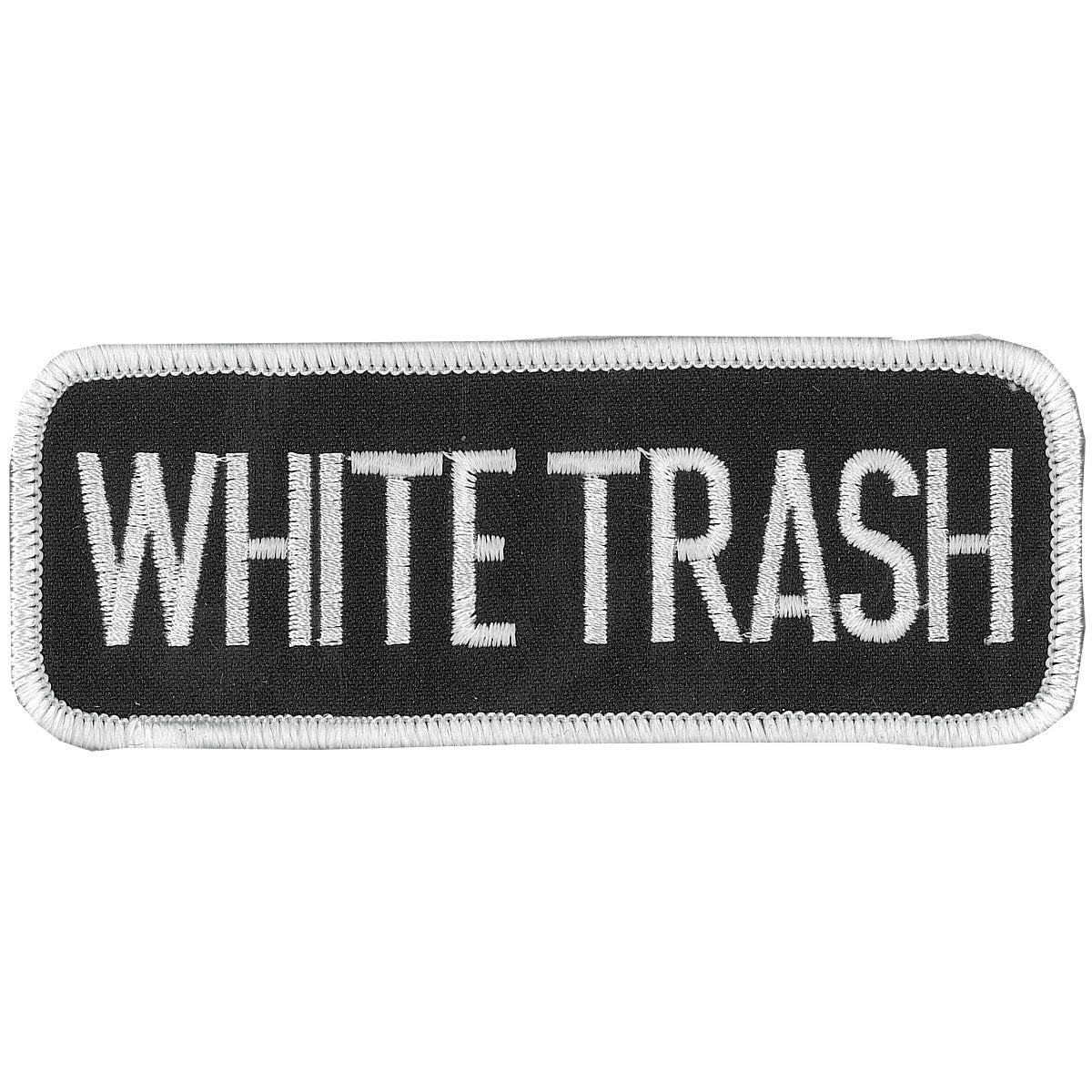 PPL9087 4 x 2 in. Trash Patch - Black & White
