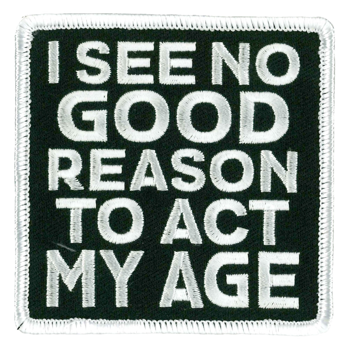 PPL9964 3 x 3 in. No Good Reason Patch - Multi Color