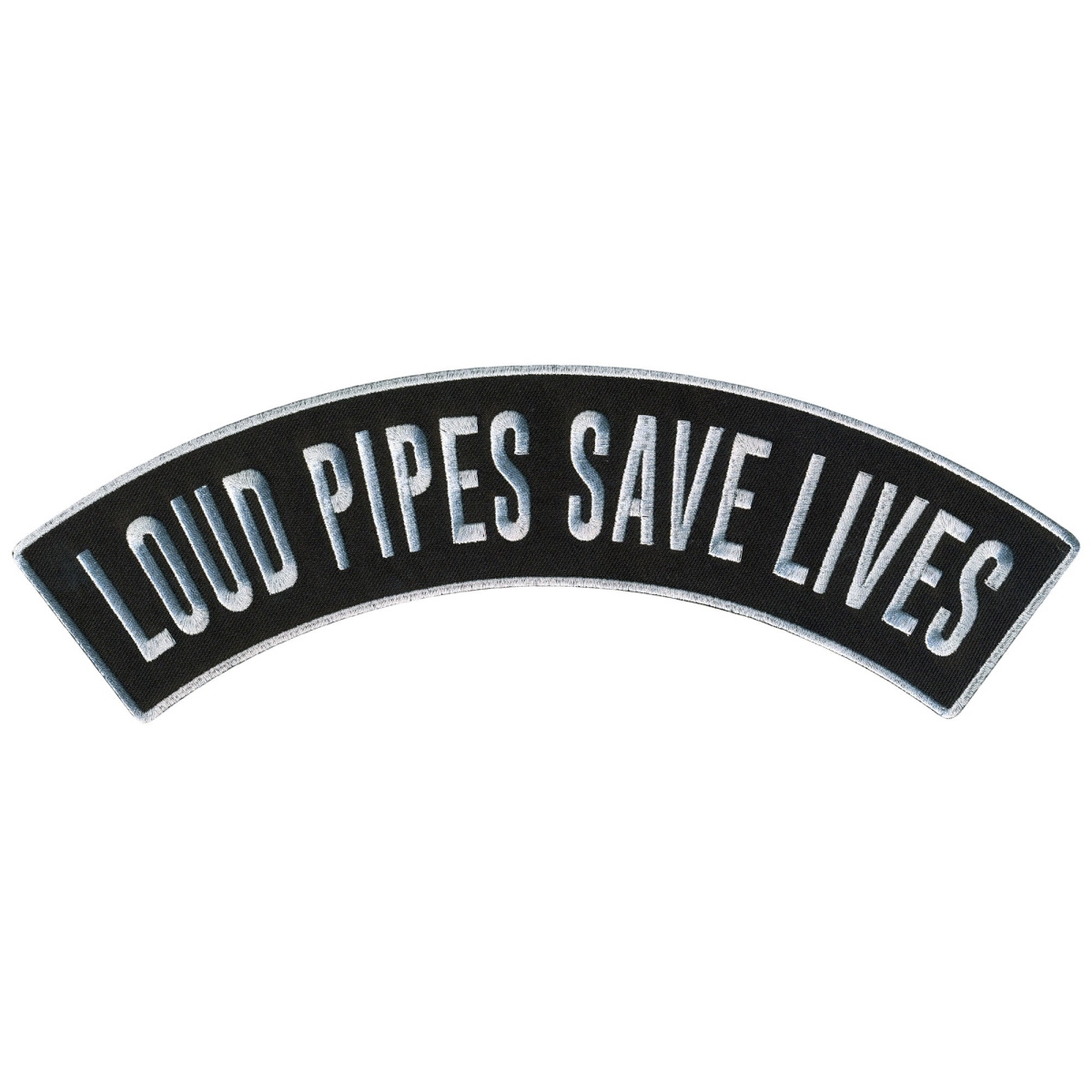 PPM4199 12 x 3 in. Loud Pipes Top Rocker Patch - Multi Color