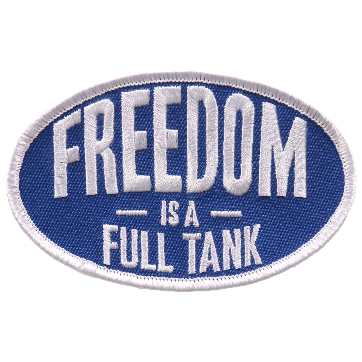 PPL9703 4 x 3 in. Freedom is A Full Tank Patch - Multi Color